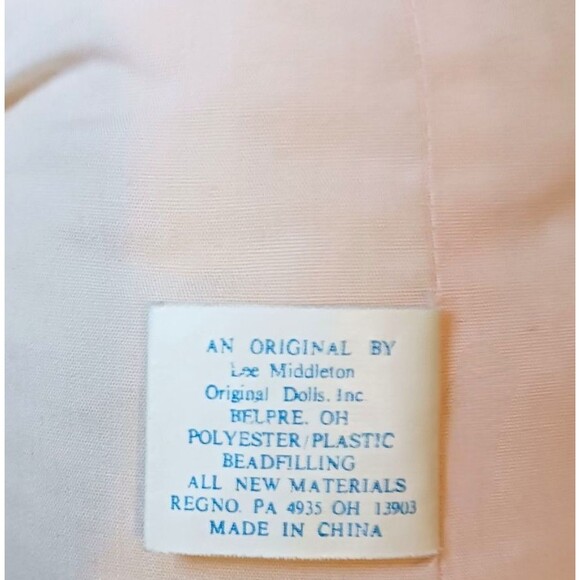 Vtg Lee Middleton Realistic Baby Doll Brown Hair Brown Eyes Girl Signed Weighted - Picture 10 of 10